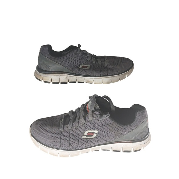 Skechers Other - Skechers Relaxed Fit Sneakers 10.5 Gray Memory Foam Athletic Walking Shoes 51442